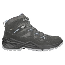 Lowa Wanderschuhe Sirkos Evo Mid GTX (wasserdicht) anthrazitgrau/eisblau Damen